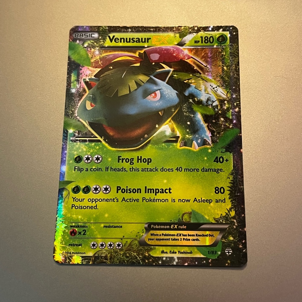 Venasuar EX / Pokeman - Venusaur-EX (1/83) - Generations - Hole.